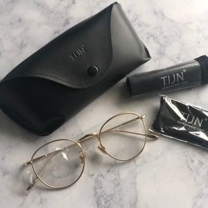 Gold frame Fashion Glasses - TIJN